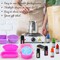 Soap Making Kit for Adults & Kids - Soap Making Supplies with Melt and Pour - Base,6 Silicone Molds, Colorant,Fragrances,Dried Flowers,Gift Card,DIY Craft Kit for Beginners